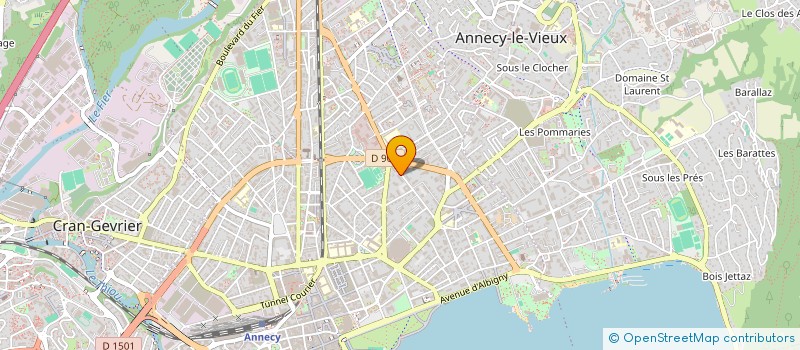 localisation de l'entreprise ODL NOTAIRES à ANNECY