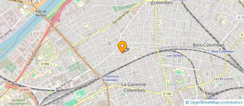localisation de l'entreprise ODLS à COLOMBES