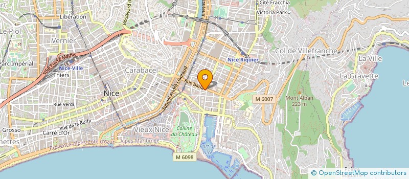 localisation de l'entreprise ODM à NICE