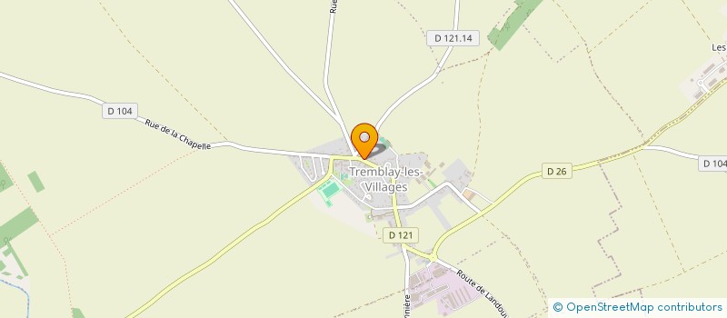 localisation de l'entreprise ODM à TREMBLAY-LES-VILLAGES