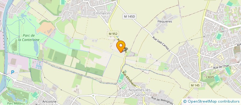 localisation de l'entreprise ODM MOTOS à HALLENNES-LEZ-HAUBOURDIN