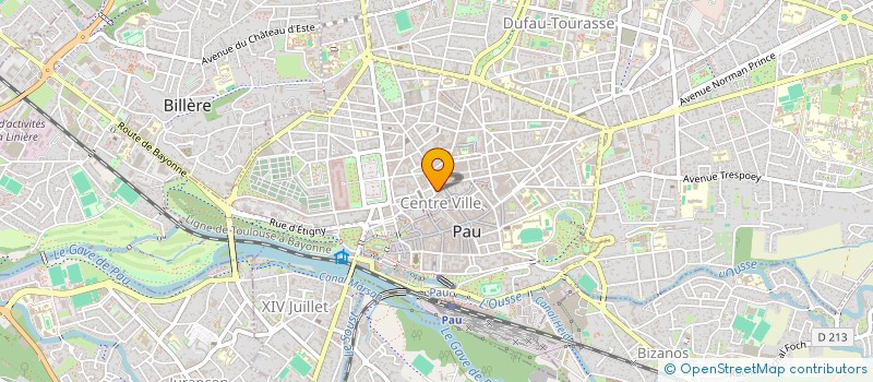 localisation de l'entreprise ODMEDIAS à PAU