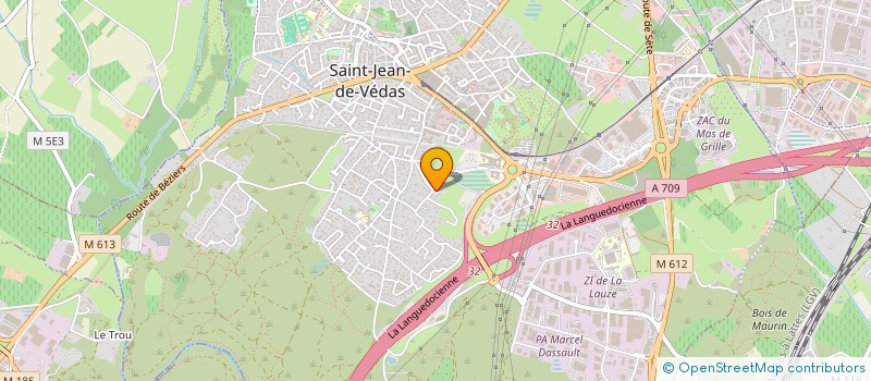 localisation de l'entreprise ODN  SAINT-JEAN-DE-VEDAS