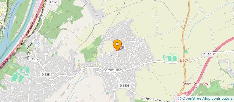 localisation de l'entreprise ODN INVEST  COMMUNAY