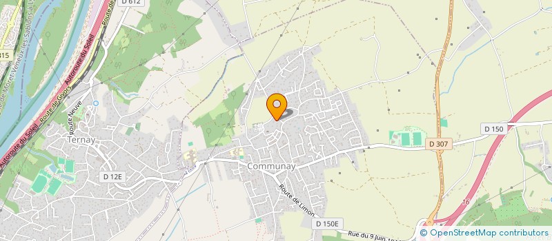 localisation de l'entreprise ODN RESTO  COMMUNAY