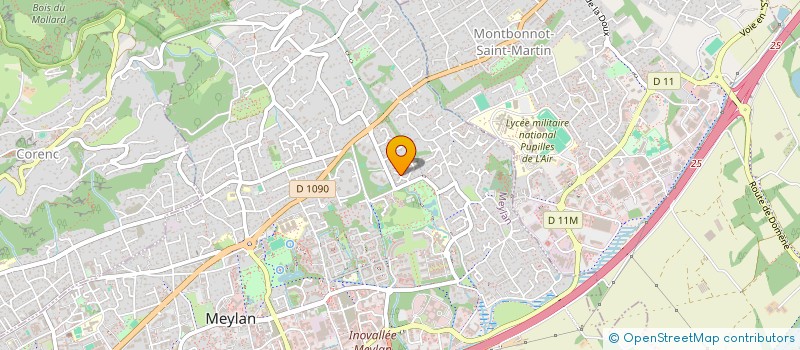 localisation de l'entreprise ODO DELGRANGE-GARELLI à MEYLAN