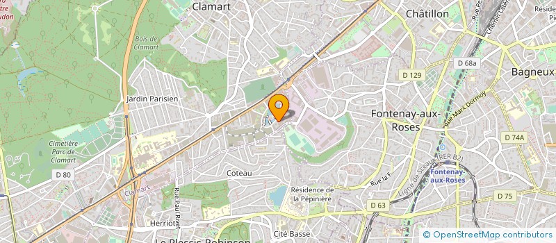 localisation de l'entreprise ODO INSTRUMENT à CLAMART