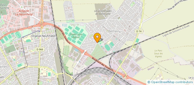 localisation de l'entreprise ODOLPINI  BETHENY