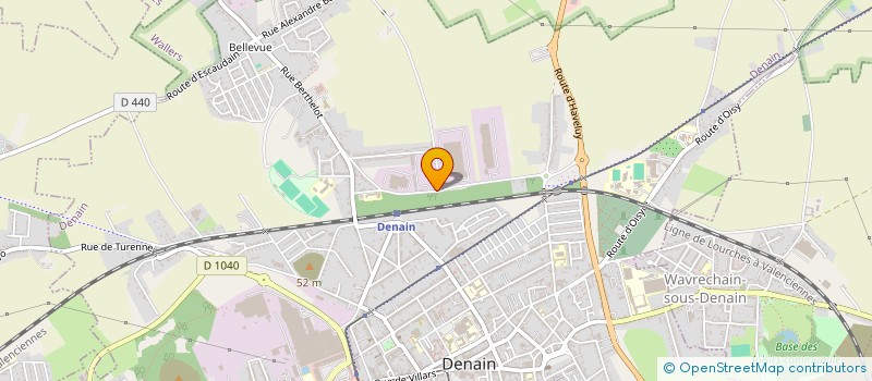 localisation de l'entreprise ODOMEA à DENAIN