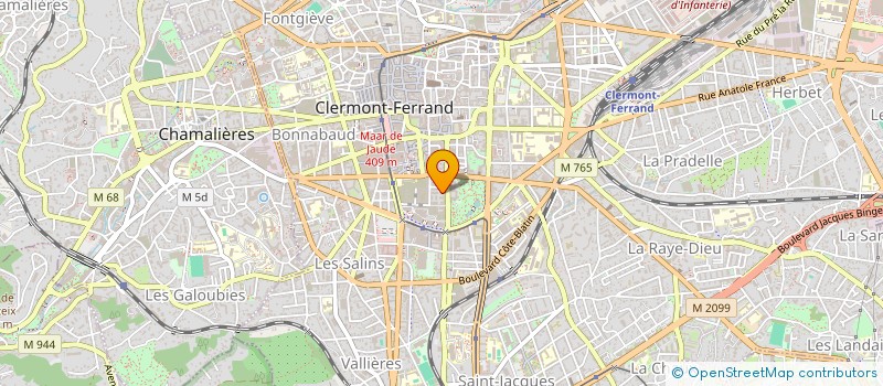 localisation de l'entreprise ODON  CLERMONT-FERRAND