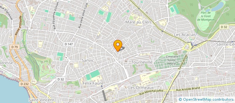 localisation de l'entreprise ODONATA à LE HAVRE