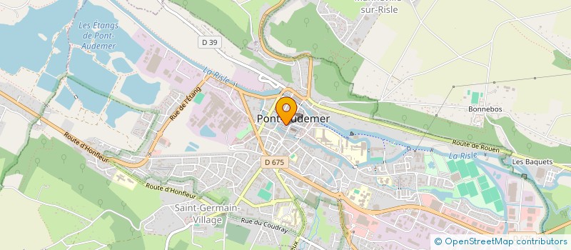 localisation de l'entreprise ODONATA à PONT-AUDEMER