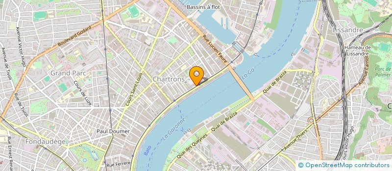 localisation de l'entreprise ODONATA  BORDEAUX