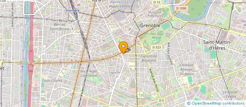localisation de l'entreprise ODONATECH à GRENOBLE