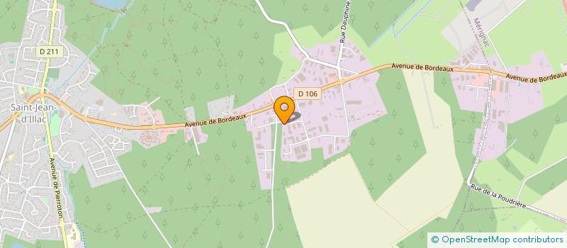 localisation de l'entreprise ODONTACRYL à SAINT-JEAN-D'ILLAC