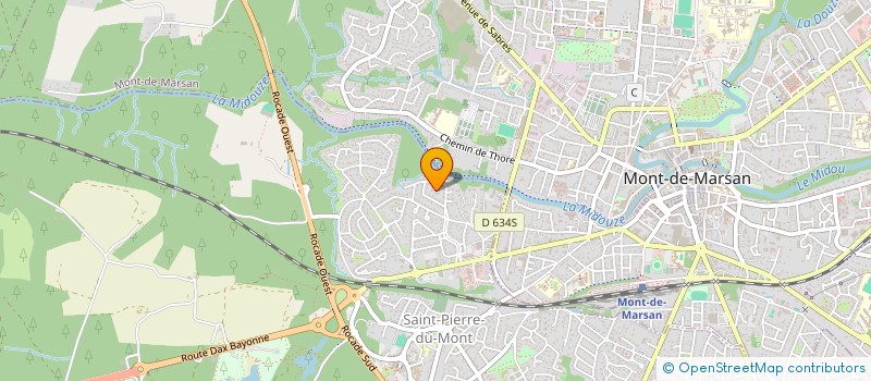 localisation de l'entreprise ODONTE CONGRES AQUIITAINE  BORDEAUX