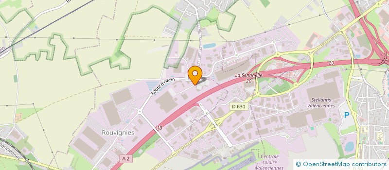 localisation de l'entreprise ODONTECH INVEST  ROUVIGNIES