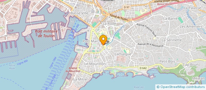 localisation de l'entreprise ODONTESQUE  TOULON