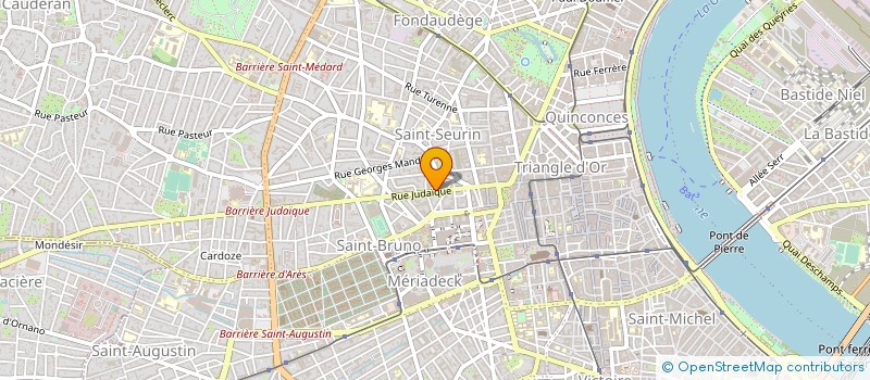 localisation de l'entreprise ODONTIA à BORDEAUX