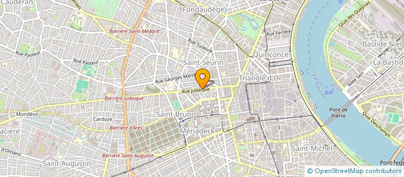 localisation de l'entreprise ODONTIA LAB à BORDEAUX