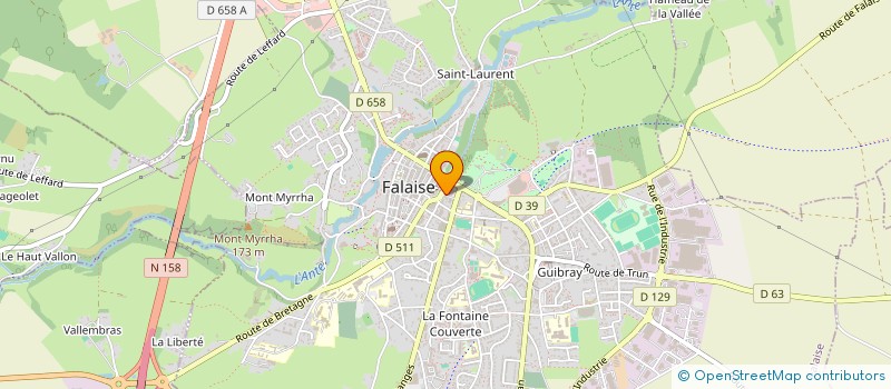 localisation de l'entreprise ODONTIM  FALAISE