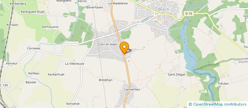 localisation de l'entreprise ODONTO BRECH à BRECH