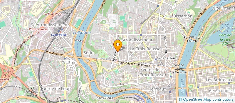 localisation de l'entreprise ODONTO CROIX-ROUSSE IMMO  LYON