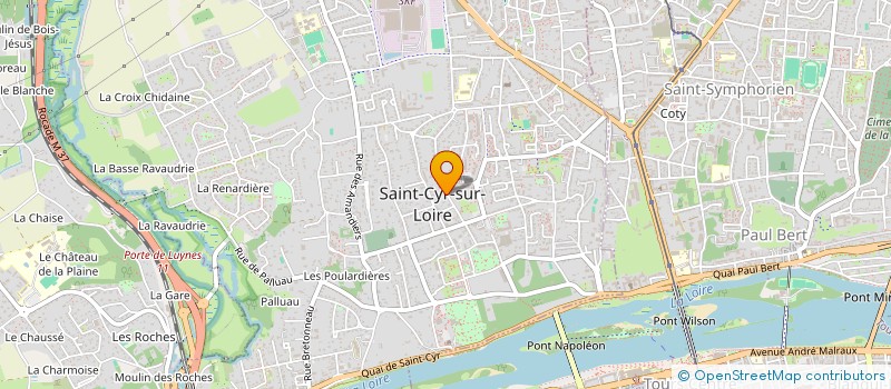 localisation de l'entreprise ODONTOLOGIA à SAINT-CYR-SUR-LOIRE