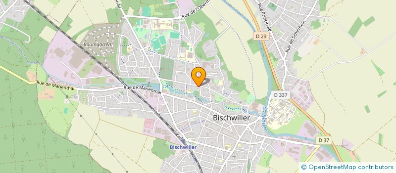 localisation de l'entreprise ODONTOLOGIA  BISCHWILLER