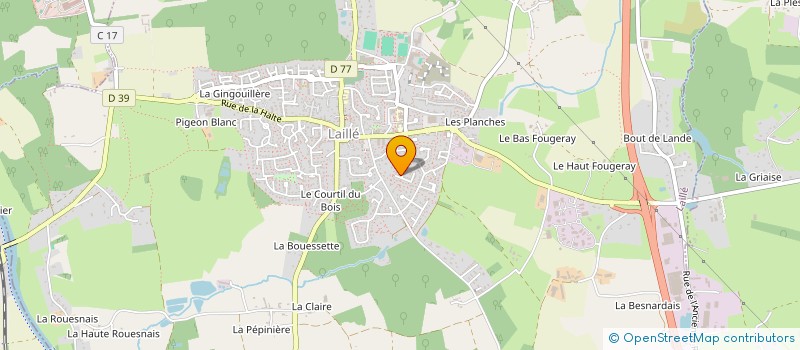 localisation de l'entreprise ODONTYS  LAILLE