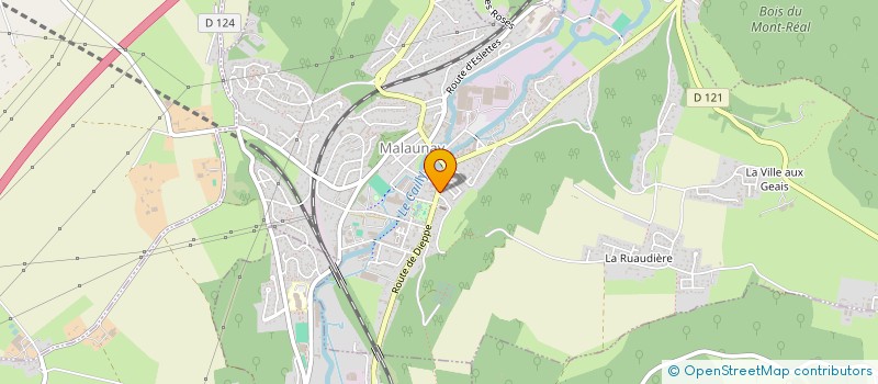 localisation de l'entreprise ODOPTIQUE  LE MESNIL-ESNARD