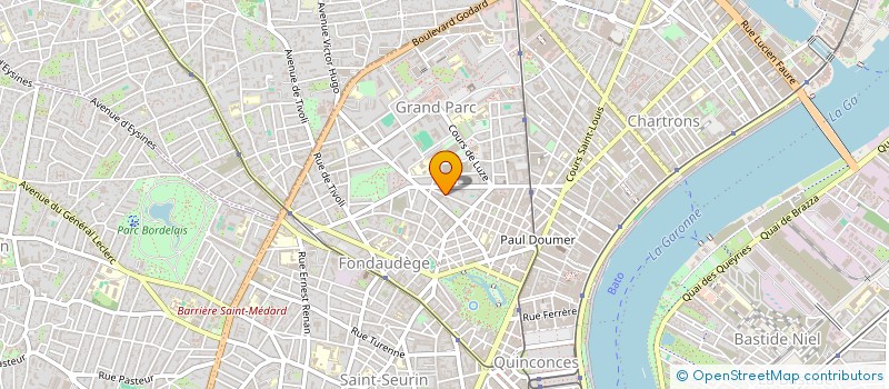 localisation de l'entreprise ODORIALES à BORDEAUX