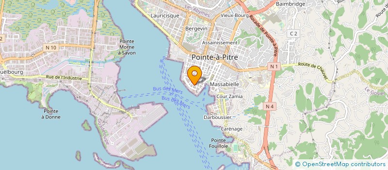 localisation de l'entreprise ODOT5 à POINTE A PITRE