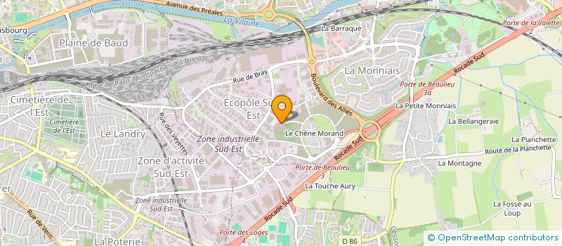 localisation de l'entreprise ODOURPANEL  CESSON-SEVIGNE