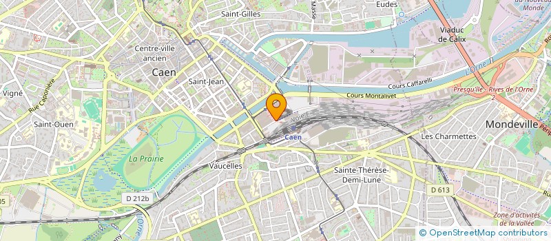 localisation de l'entreprise ODOUS à CAEN