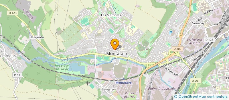 localisation de l'entreprise ODOWA  MONTATAIRE