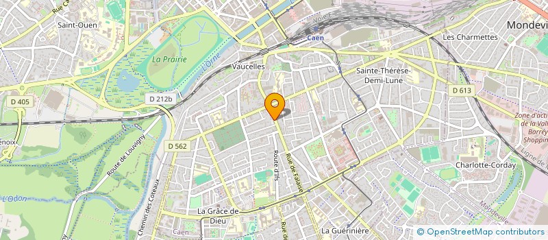 localisation de l'entreprise ODP 16.07  CAEN