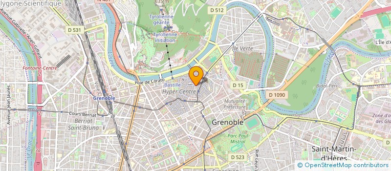 localisation de l'entreprise ODP  GRENOBLE