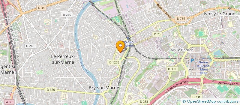 localisation de l'entreprise ODQO  BRY-SUR-MARNE