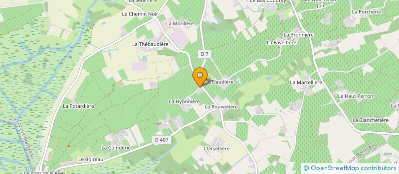 localisation de l'entreprise ODR  LE LOROUX-BOTTEREAU