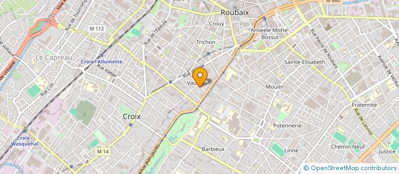 localisation de l'entreprise ODR AGENCY à ROUBAIX