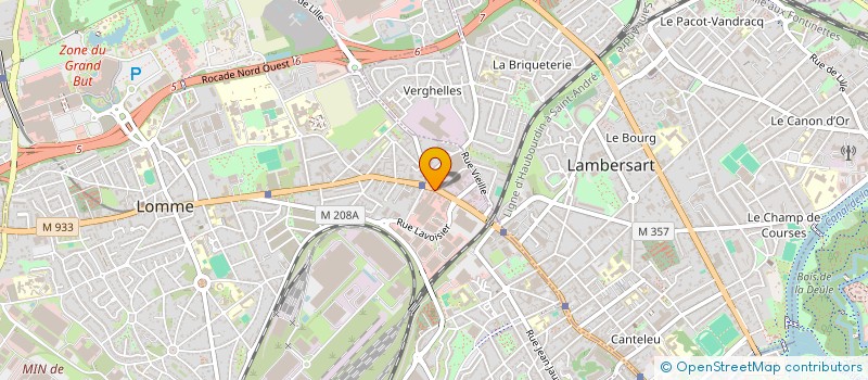 localisation de l'entreprise ODRA à LILLE