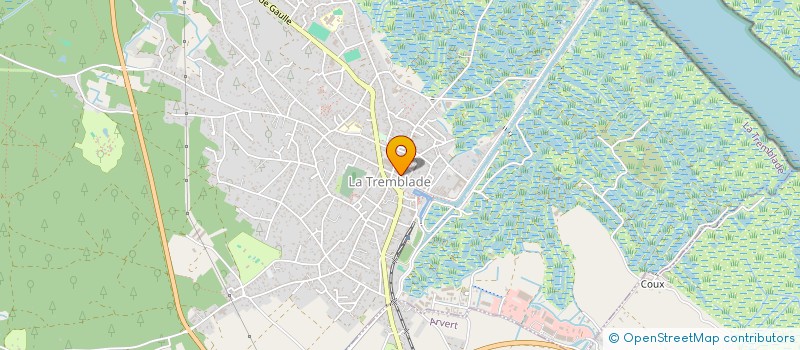 localisation de l'entreprise ODS  LA TREMBLADE