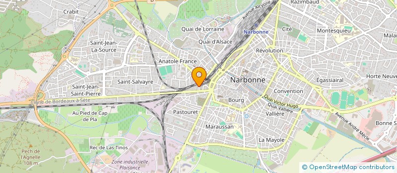 localisation de l'entreprise ODS à NARBONNE
