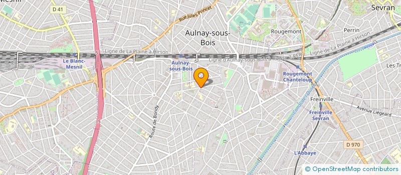 localisation de l'entreprise ODS à AULNAY-SOUS-BOIS