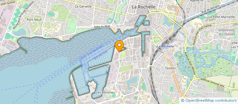 localisation de l'entreprise ODS à LA ROCHELLE