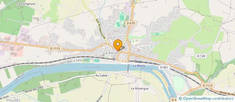 localisation de l'entreprise ODS  LA REOLE