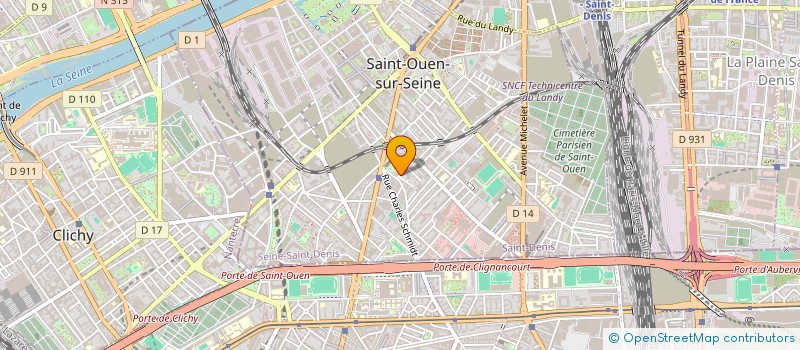 localisation de l'entreprise ODS CONSEIL à SAINT-OUEN-SUR-SEINE