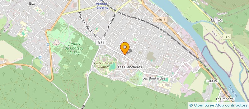 localisation de l'entreprise ODS FIBRE à TREMBLAY-EN-FRANCE