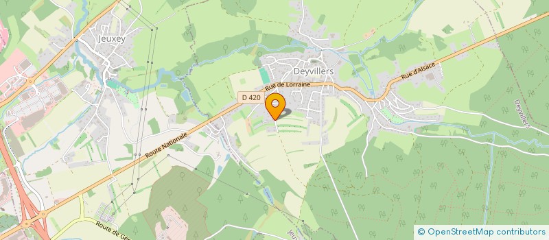 localisation de l'entreprise ODS SERVICES  DEYVILLERS